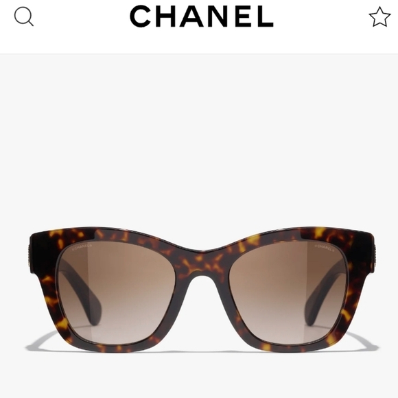 CHANEL AcetateDark Tortoise. Lenses: Brown Ref.5478 C714/S5 SUNGLASSES - Picture 5 of 16